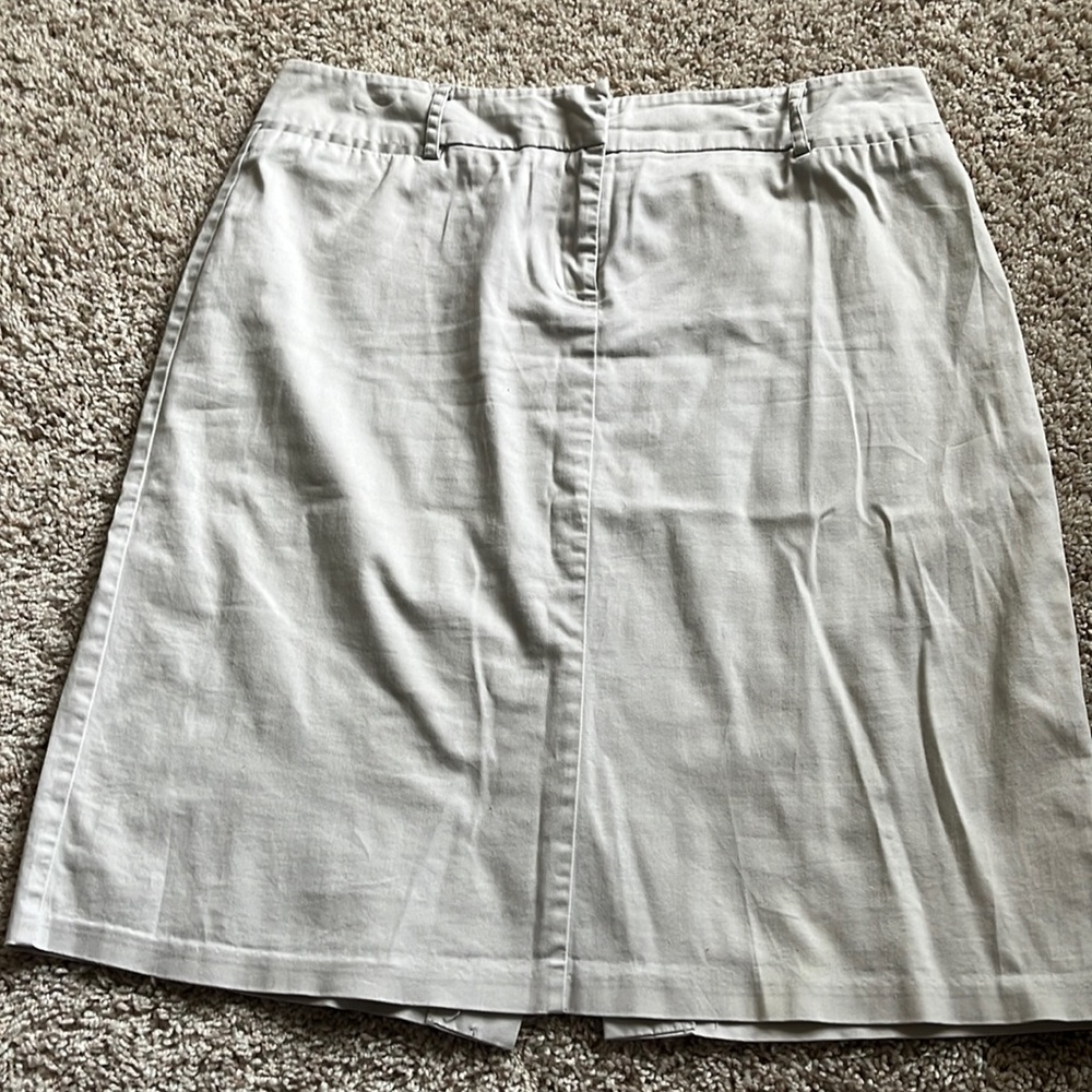 Khaki skirt size 10